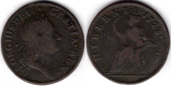 Ireland. Halfpenny 1723.   dy21289