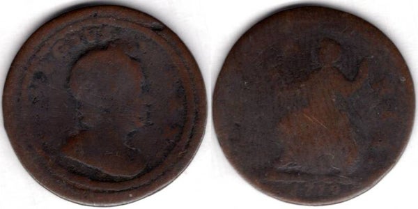 George I. Farthing 1719        dy21301