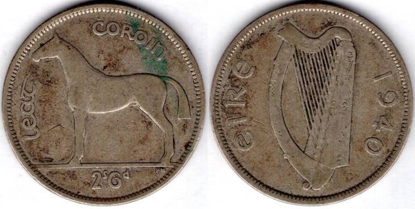 Ireland. Halfcrown 1940.   dy21305b