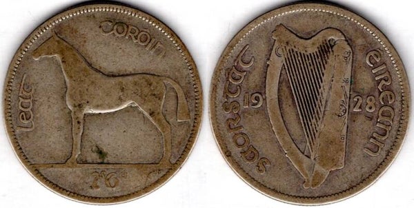 Ireland. Halfcrown 1928.   dy21308