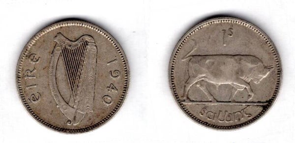 Ireland. Shilling 1940.   dy21322