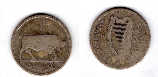 Ireland. Shilling 1928.   dy21324