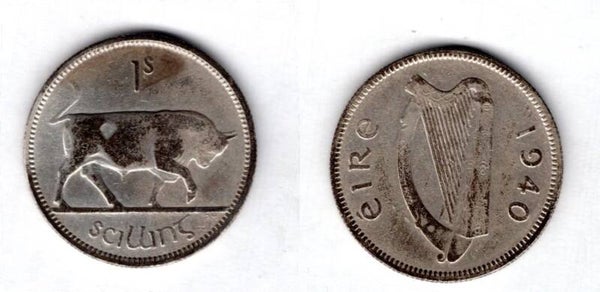 Ireland. Shilling 1940.   dy21326