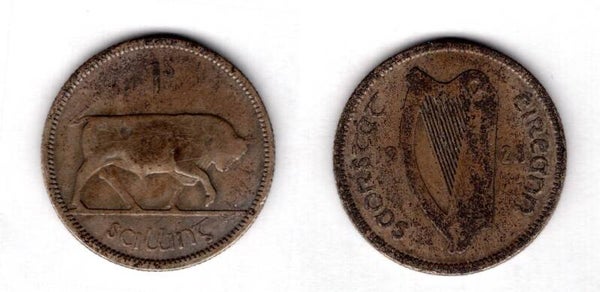 Ireland. Shilling 1928. dy21327