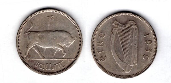 Ireland. Shilling 1939.   dy21332