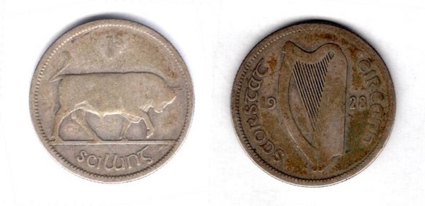 Ireland. Shilling 1928.   dy21334