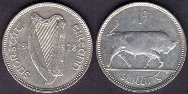 Ireland. Shilling 1928.  dy21355