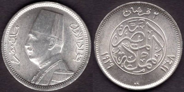 Egypt. Two Piastres 1929.  dy21371