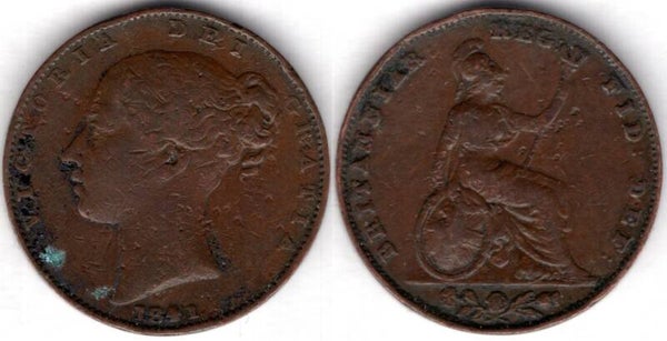 Victoria. Farthing 1841     dy21409