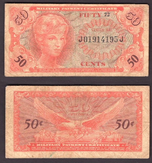 USA. Military. 50 Cents 1960s. Good.  dy21427