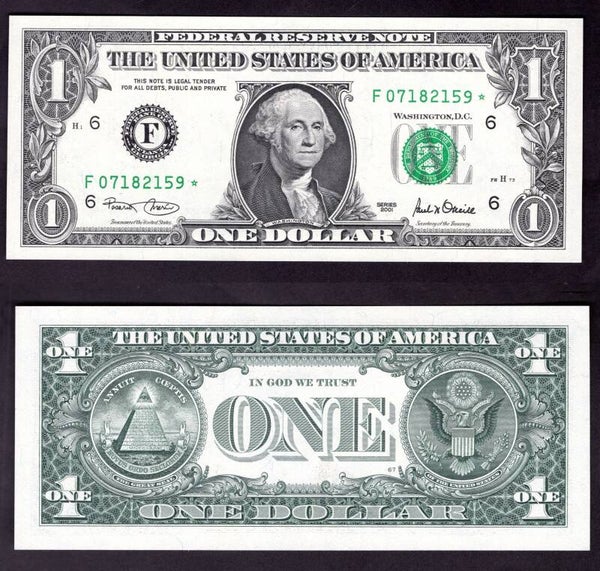 USA. FRN. Atlanta $1 replacement series 2001 AU-UNC.  dy21445