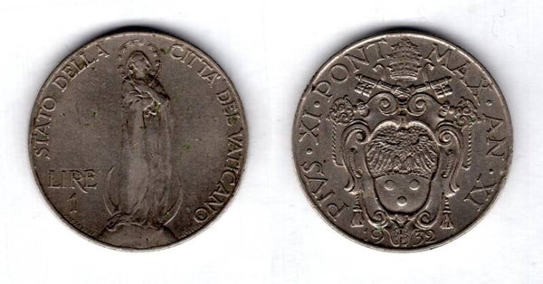Vatican. Lira 1932.   dy21507