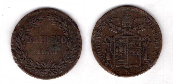 Vatican. Baioccho 1835.   dy21518