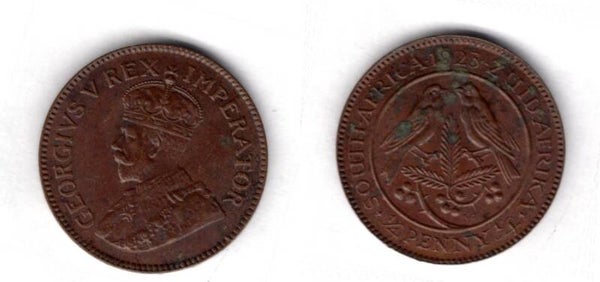 South Africa. Farthing 1923.  dy21536