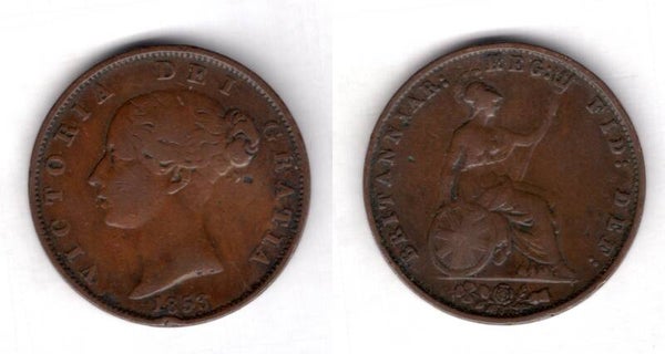 Victoria. Halfpenny 1853       dy21544