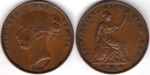 Victoria. Penny 1853        dy21733