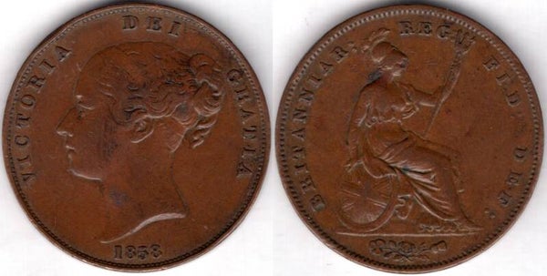 Victoria. Penny 1858     dy21734