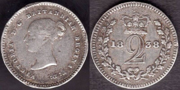 Victoria. Twopence 1838        dy21771