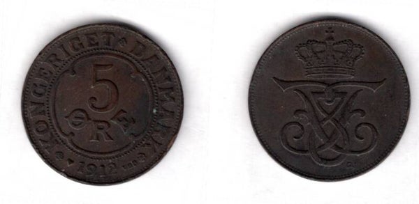 Denmark. 5 Ore 1920.    dy21825