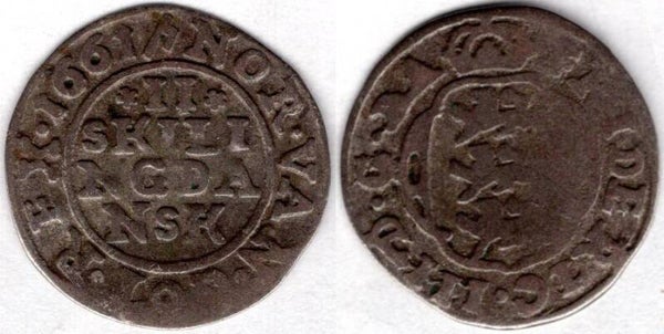 Denmark. Two Skilling  1661.   dy21829