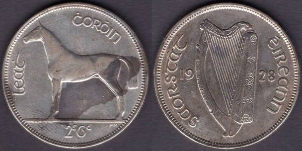 Ireland. Half Crown 1928.  dy21879