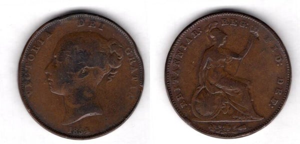Victoria. Penny 1854        dy21904