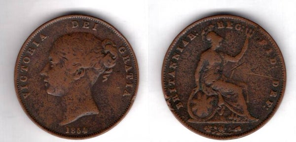 Victoria. Penny 1854       dy21905