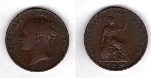 Victoria. Penny 1853        dy21907