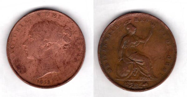 Victoria. Penny 1853        dy21908