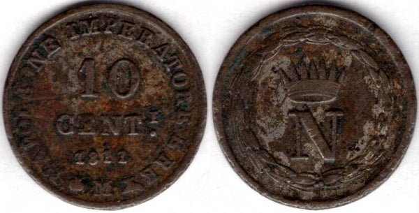 Italy. Ten Centesimi 1811M.   dy22017