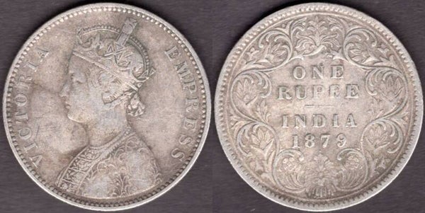 India. One Rupee 1879.  dy22091