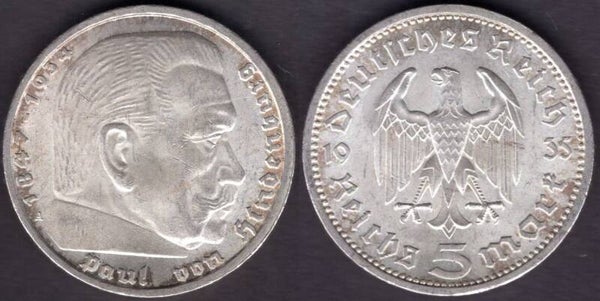 Germany. Five Mark 1935A.   dy22105