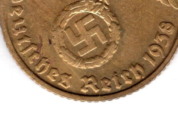 Germany. 5 Pfennig 8 in date overstruck.   dy22117