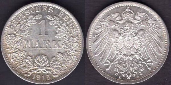 Germany. One Mark 1915A.   dy22122
