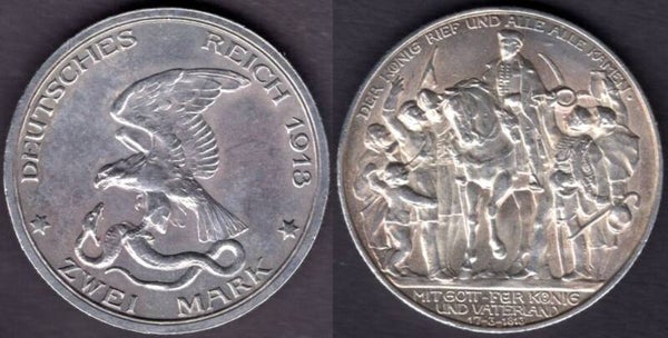 Prussia. Two Mark 1913.     dy22147