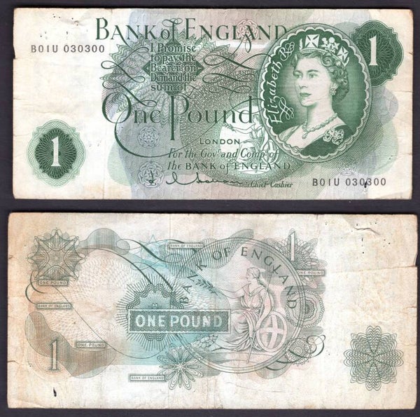 Hollom £1 (1963) B01U 030300 GF.   dy22233