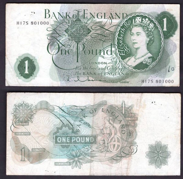 Hollom £1 (1963) H17S 801000 GF.   dy22235