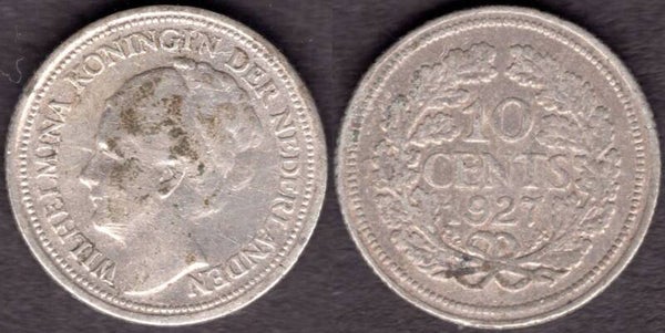 Netherlands. Ten Cents 1927.   dy22307