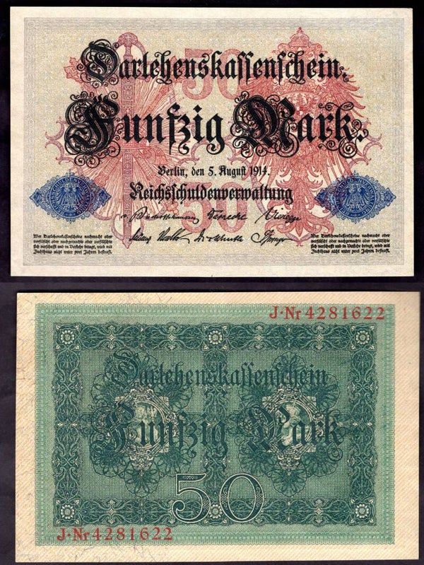 Germany. 50 Mark 1918 GEF.  dy22552