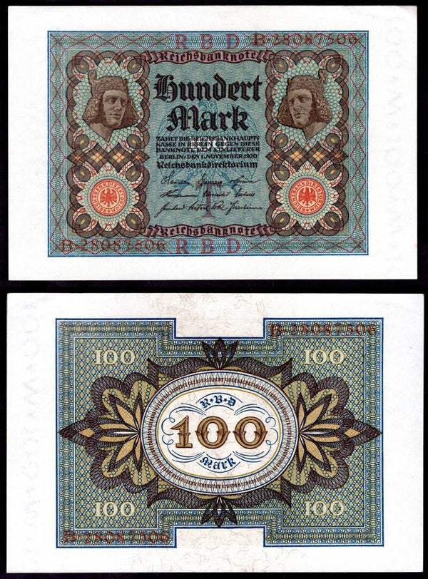 Germany. 100 Mark 1920 AU.  dy22568