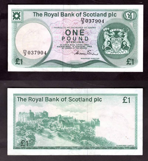 Royal Bank of Scotland 1984 D/3 037904 Good Fine.  dy22637