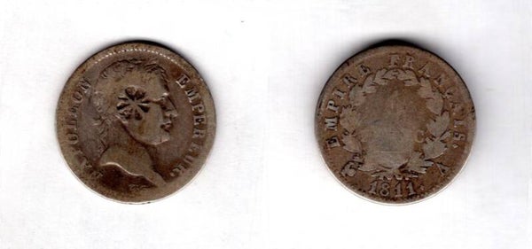 France. One Franc 1811A.   dy22667