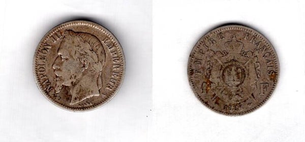 France. One Franc 1866A   dy22675