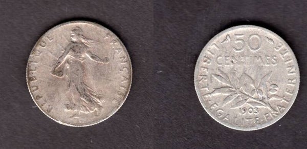 France. 50 Centimes 1903.   dy22683