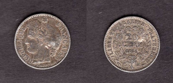 France. 20 Centimes 1851A.   dy22690