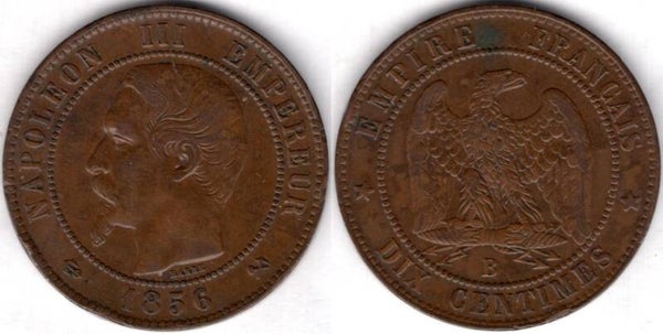 France. 10 Centimes 1856B.   dy22727