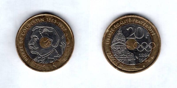 France. 20 Francs 1994.   dy22733