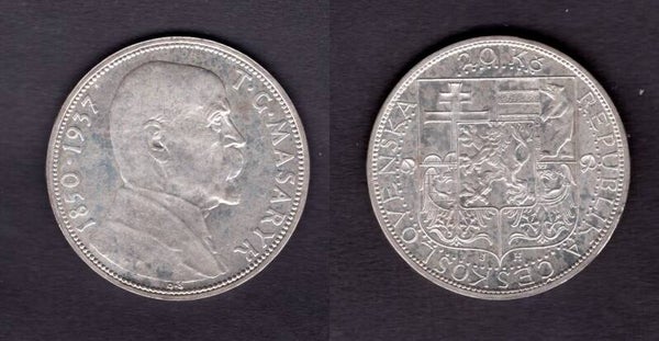 Czechoslovakia. 20 Korun 1937.    dy22769