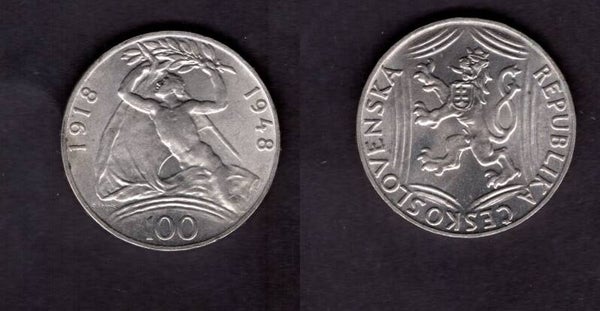 Czechoslovakia. 100 Korun 1948.   dy22772