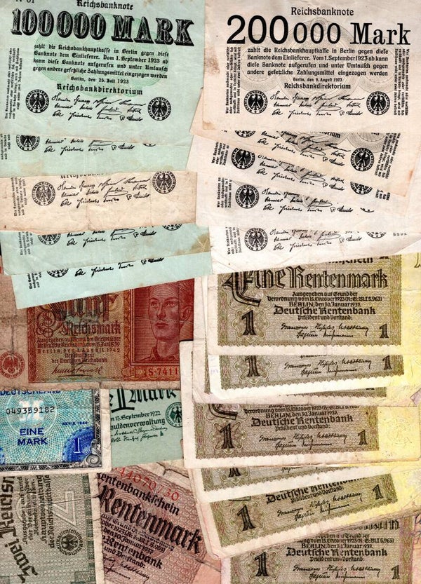 Germany. Job lot of banknotes, 164 notes.   dy22826